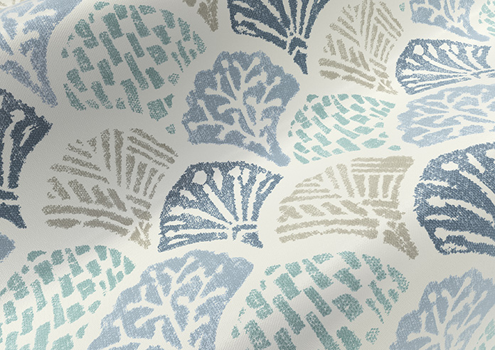 Foxley Faux Silk, Marine - Twist&Fit Roman Blind - Image 4